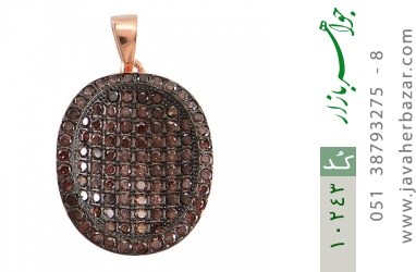 مدال نقره مدال نقره درشت نگین سنتاتیک - کد 10243
