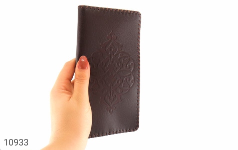 کیف چرم کیف چرم طبیعی دست دوز طرح دار - عکس 9
