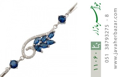 دستبند نقره دستبند نقره مجلسی طرح نارگل زنانه - کد 11060