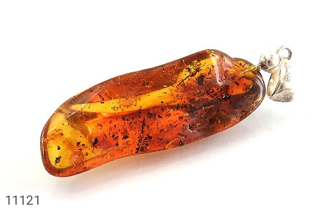 مدال کهربا مدال کهربا حشره ای بولونی لهستان خاص و درشت - عکس 3