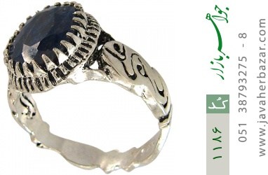 انگشتر یاقوت انگشتر یاقوت حکاکی یا علی - کد 1186