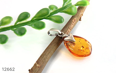 مدال کهربا مدال کهربا بولونی لهستانی خوش رنگ - عکس 5