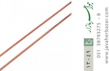 زنجیر نقره زنجیر نقره ونیزی 45 سانتی مسی - کد 13049