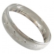 النگو نقره طرح غزل سایز 5 زنانه النگو نقره طرح غزل سایز 5 زنانه