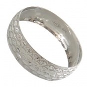 النگو نقره تک پوش طرح استار سایز 4 زنانه النگو نقره تک پوش طرح استار سایز 4 زنانه