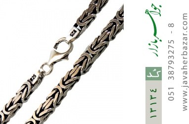 زنجیر نقره زنجیر نقره درشت طرح ماری سنگین 55 سانتی - کد 13134