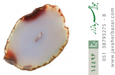 نگین تک عقیق نگین تک عقیق درشت خوش نقش راف - کد 14496