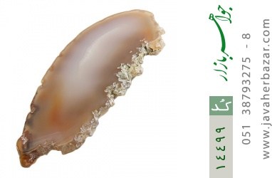 نگین تک عقیق نگین تک عقیق راف درشت خوش نقش - کد 14499
