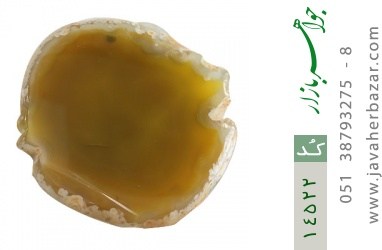 نگین تک عقیق نگین تک عقیق درشت راف جذاب - کد 14522