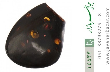 نگین تک کهربا نگین تک کهربا کلوخه بولونی لهستان - کد 14533