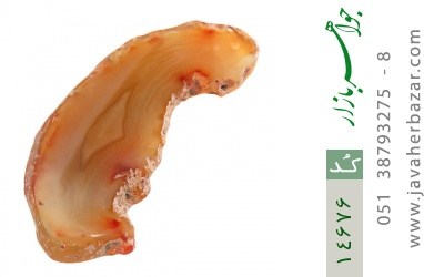 نگین تک عقیق نگین تک عقیق راف خوش تراش - کد 14676