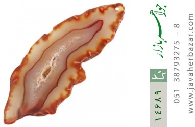 نگین تک عقیق نگین تک عقیق درشت راف ابروبادی - کد 14689