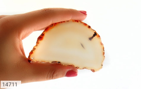 نگین تک عقیق نگین تک عقیق راف خوش رنگ درشت - عکس 7