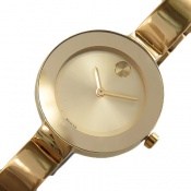 ساعت موادو movado طلائی طرح قفل پنهان زنانه ساعت موادو movado طلائی طرح قفل پنهان زنانه