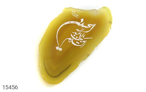 نگین تک عقیق نگین تک عقیق حکاکی السلام علیک یا اباعبدالله الحسین - عکس 1