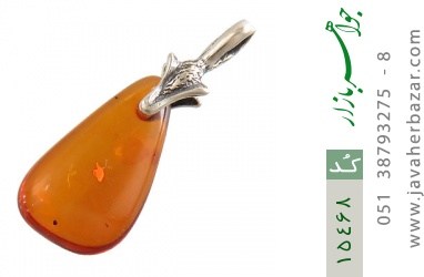 مدال کهربا مدال کهربا بولونی لهستان عسلی رنگ - کد 15468