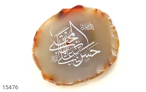 نگین تک عقیق نگین تک عقیق حکاکی صلی الله علیک یا ایها حسن بن علی المجتبی علیه السلام - عکس 1