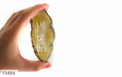 نگین تک عقیق نگین تک عقیق حکاکی فاطمه الزهرا - تصویر 6
