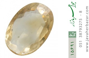 نگین تک سیترین نگین تک سیترین درشت - کد 15691