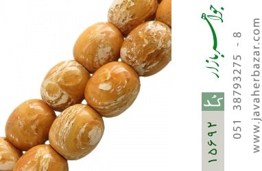 تسبیح کهربا تسبیح کهربا بولونی لهستان درشت و ارزشمند 33 دانه - کد 15692