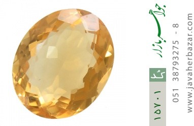 نگین تک سیترین نگین تک سیترین خوش رنگ - کد 15701