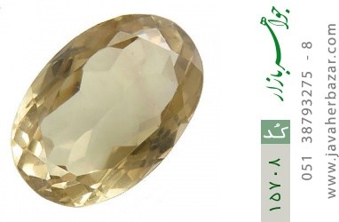 نگین تک توپاز نگین تک توپاز زرد کم نظیر و درشت - کد 15708