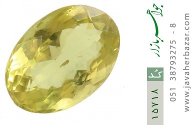 نگین تک توپاز نگین تک توپاز زرد درشت و درخشان - کد 15718