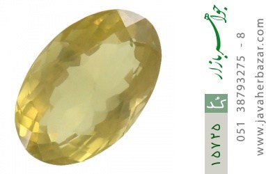 نگین تک توپاز نگین تک توپاز زرد درشت و خوش رنگ - کد 15725