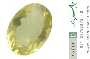 نگین تک توپاز نگین تک توپاز طلایی خوش تراش و ارزشمند - کد 15743