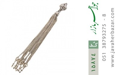 کرکوش نقره کرکوش نقره چند رشته ای زیبا - کد 15874
