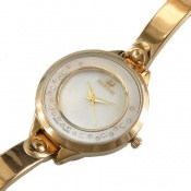 ساعت سواروسکی Swarovski دورنگین مجلسی طلائی زنانه ساعت سواروسکی Swarovski دورنگین مجلسی طلائی زنانه