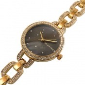ساعت کلوین تایم Kelvin Time صفحه مشکی پرنگین مجلسی زنانه ساعت کلوین تایم Kelvin Time صفحه مشکی پرنگین مجلسی زنانه