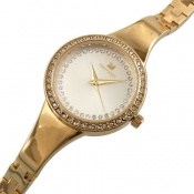 ساعت سواروسکی Swarovski دورنگین مجلسی طلائی زنانه ساعت سواروسکی Swarovski دورنگین مجلسی طلائی زنانه