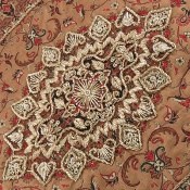 ترمه راند بزرگ طرح اسلیمی خوش رنگ ترمه راند بزرگ طرح اسلیمی خوش رنگ