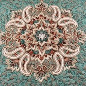 ترمه رومیزی سایز بزرگ طرح دار بته جقه ترمه رومیزی سایز بزرگ طرح دار بته جقه