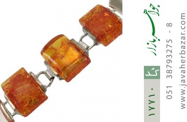 دستبند کهربا دستبند کهربا بولونی لهستان بی نظیر و اشرافی زنانه - کد 17710