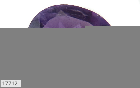 نگین تک آمتیست نگین تک آمتیست خوش رنگ و درخشان - عکس 1