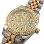 ساعت رولکس Rolex دیت جاست دورنگ زنانه ساعت رولکس Rolex دیت جاست دورنگ زنانه
