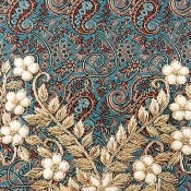 ترمه رومیزی سه تکه عسلی طرح بهار ترمه رومیزی سه تکه عسلی طرح بهار