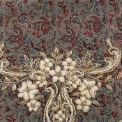 ترمه سه تکه عسلی زیبا طرح گلدان گل ترمه سه تکه عسلی زیبا طرح گلدان گل