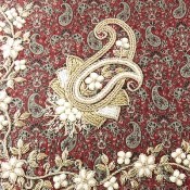 ترمه رومیزی بزرگ طرح یاس ترمه رومیزی بزرگ طرح یاس