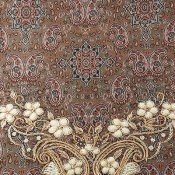 ترمه رومیزی سه تکه عسلی زیبا طرح طراوت ترمه رومیزی سه تکه عسلی زیبا طرح طراوت