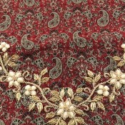 ترمه سه تکه عسلی طرح مهگل ترمه سه تکه عسلی طرح مهگل