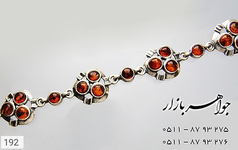 سرویس کهربا سرویس کهربا 40 نگین لهستانی زنانه - تصویر 4