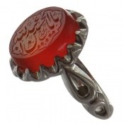 انگشتر عقیق یمن حکاکی یا ابا عبدالله الحسین مردانه انگشتر عقیق یمن حکاکی یا ابا عبدالله الحسین مردانه