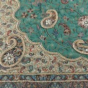 ترمه رومیزی بزرگ سنتی و خوش رنگ ترمه رومیزی بزرگ سنتی و خوش رنگ