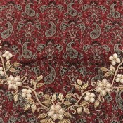 ترمه سه تکه عسلی طرح ماهان ترمه سه تکه عسلی طرح ماهان