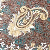 ترمه رومیزی سایز بزرگ گلدوزی بهاری ترمه رومیزی سایز بزرگ گلدوزی بهاری