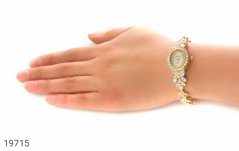 ساعت استیل و رویال کرون ساعت رویال کرون Royal Crown مجلسی پرنگین زنانه - تصویر 6