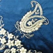 ترمه مخمل رومیزی بزرگ طرح طراوت ترمه مخمل رومیزی بزرگ طرح طراوت